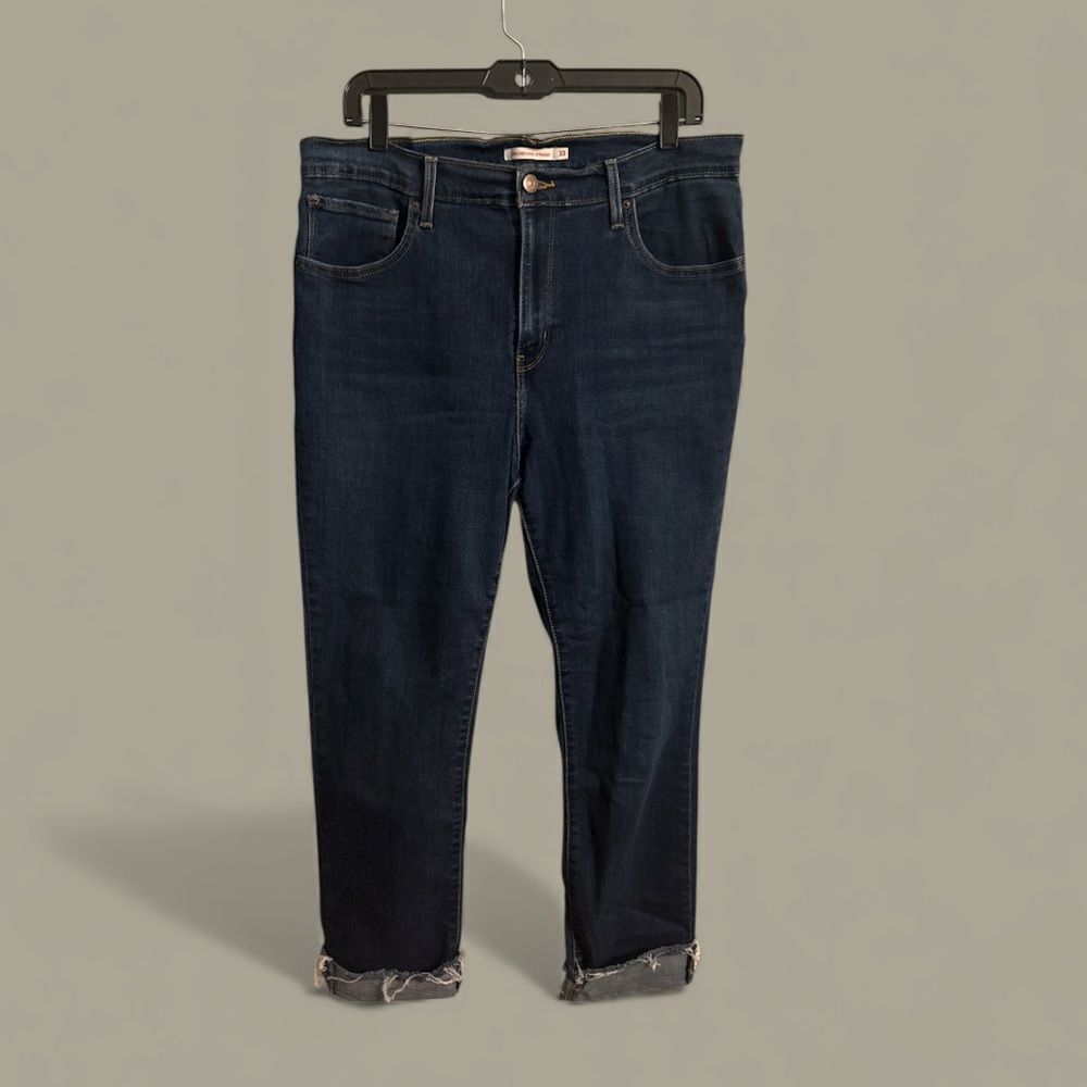 Levi’s 724 High Rise Straight Dark Denim Women’s size 33 jeans